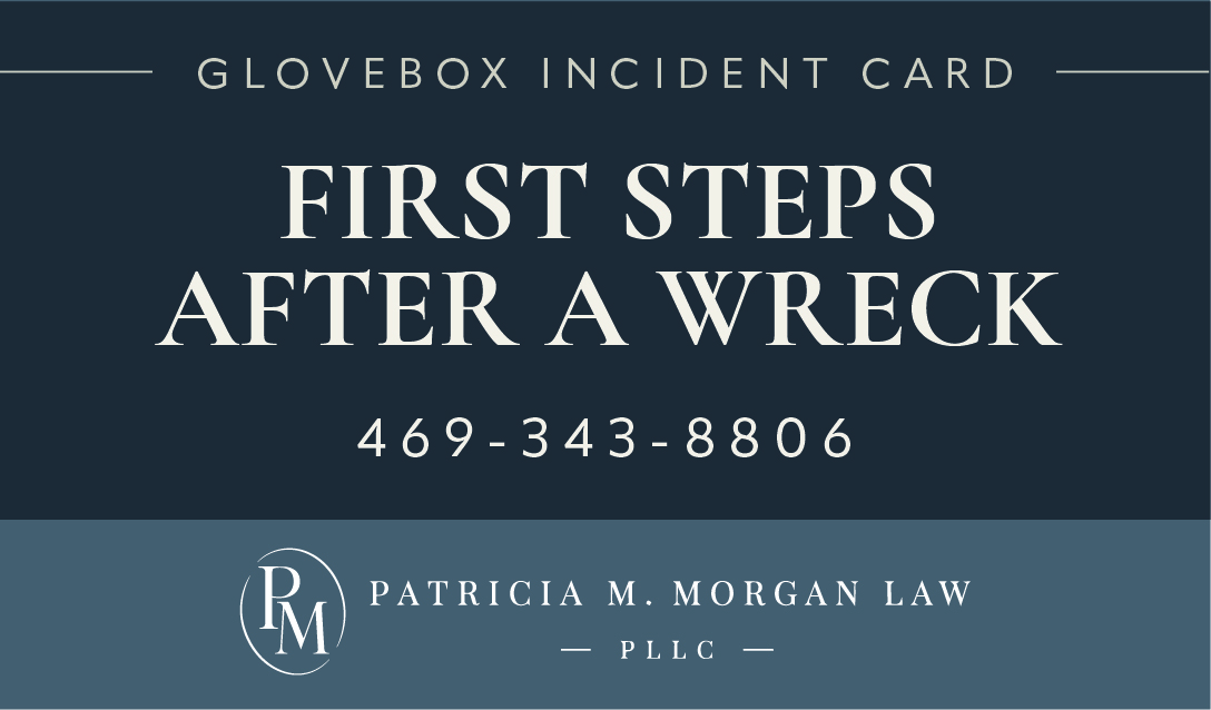 The Glovebox Incident Card: first steps after a wreck