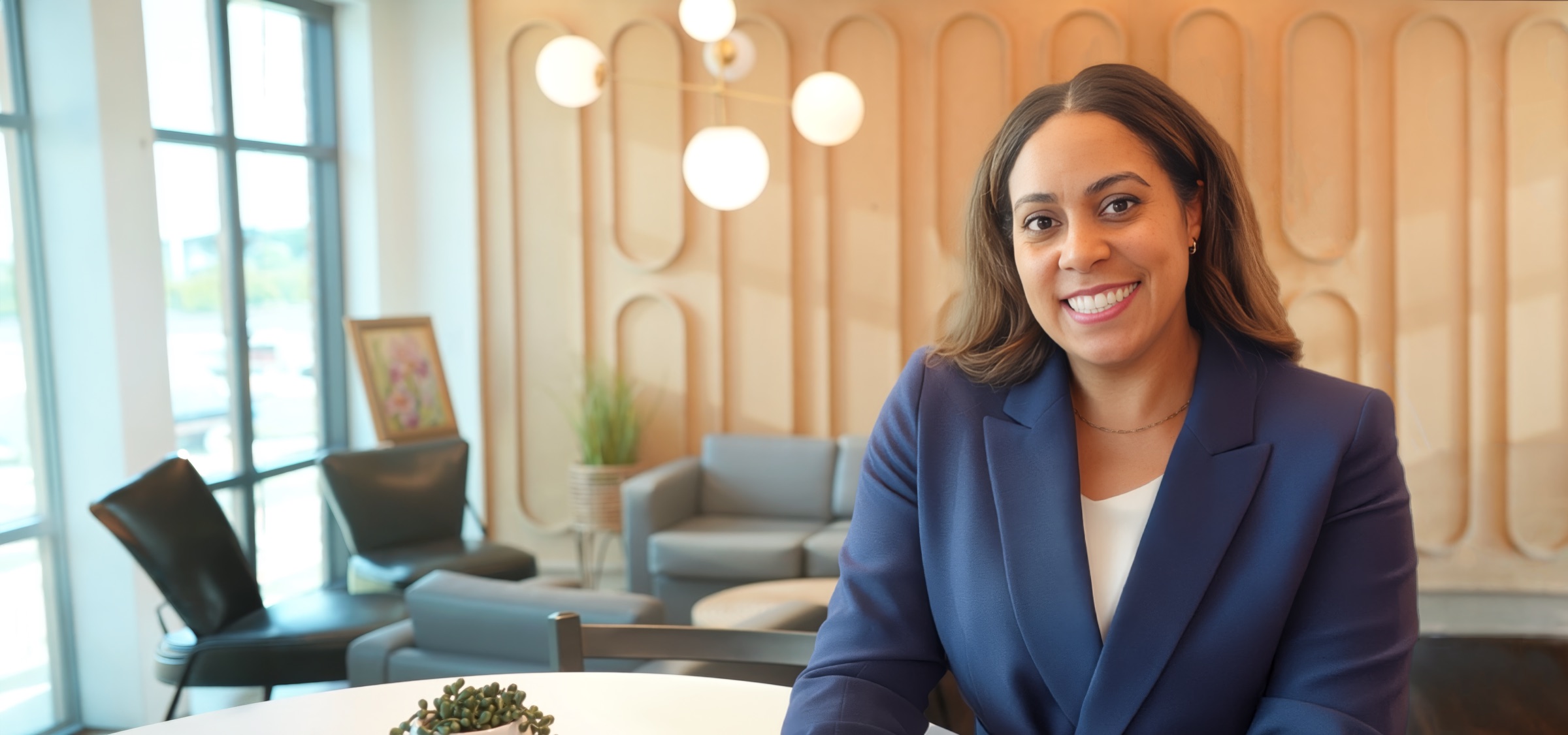 Attorney Patricia M. Morgan in her office